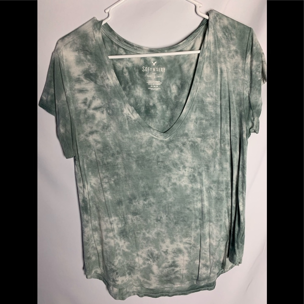 2 American Eagle tye dye t shirts